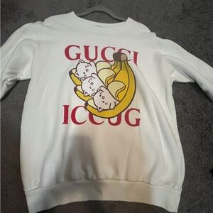 Authentic *NEVER WORN BEFORE* Crunchyroll x Gucci crew neck sweater
